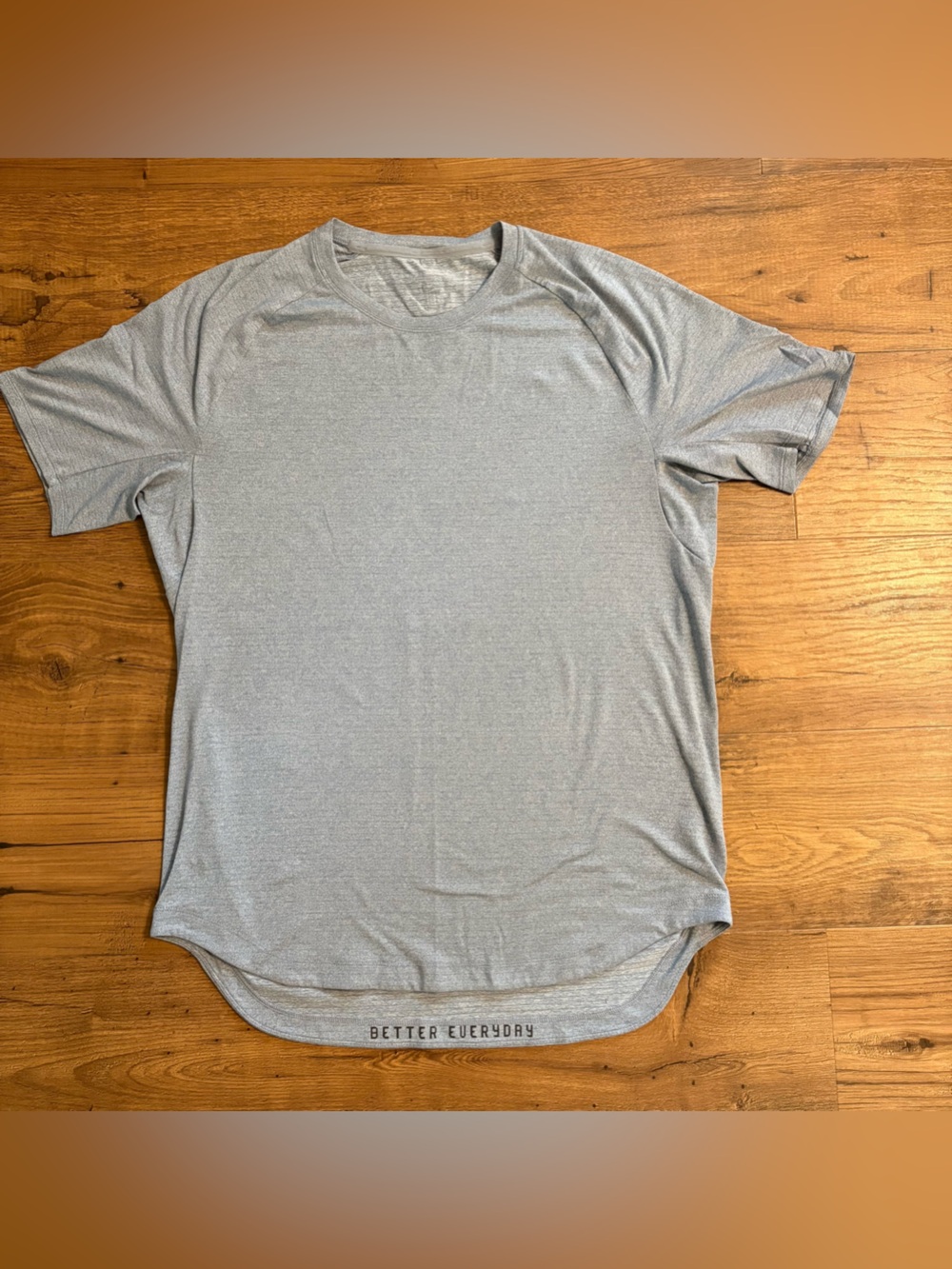 Lululemon License to Train Short-Sleeve Shirt Blue-Grey